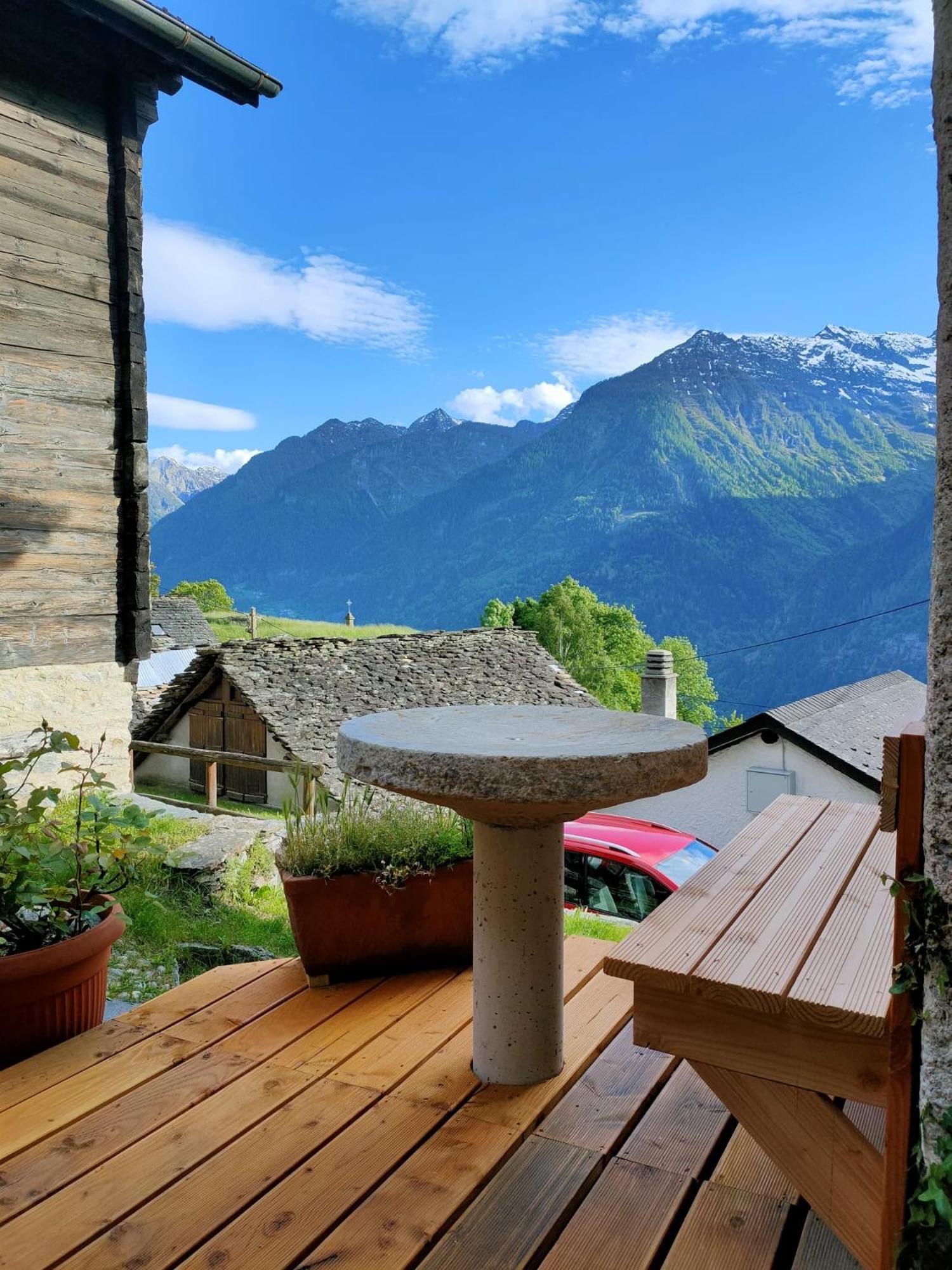 Appartamento Accogliente Di Montagna A Cavagnago Faido Buitenkant foto